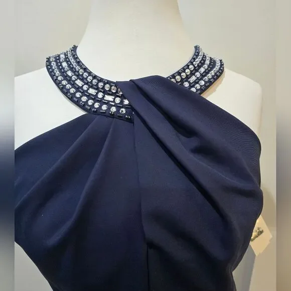 Alex Evenings Embellished Beaded Halter Formal Dress NWT Size 6 Navy Blue  is available for purchase on au PAY Market - Imported Goods Online Store  Co.Ltd. | au PAY Market - Online Shopping Site